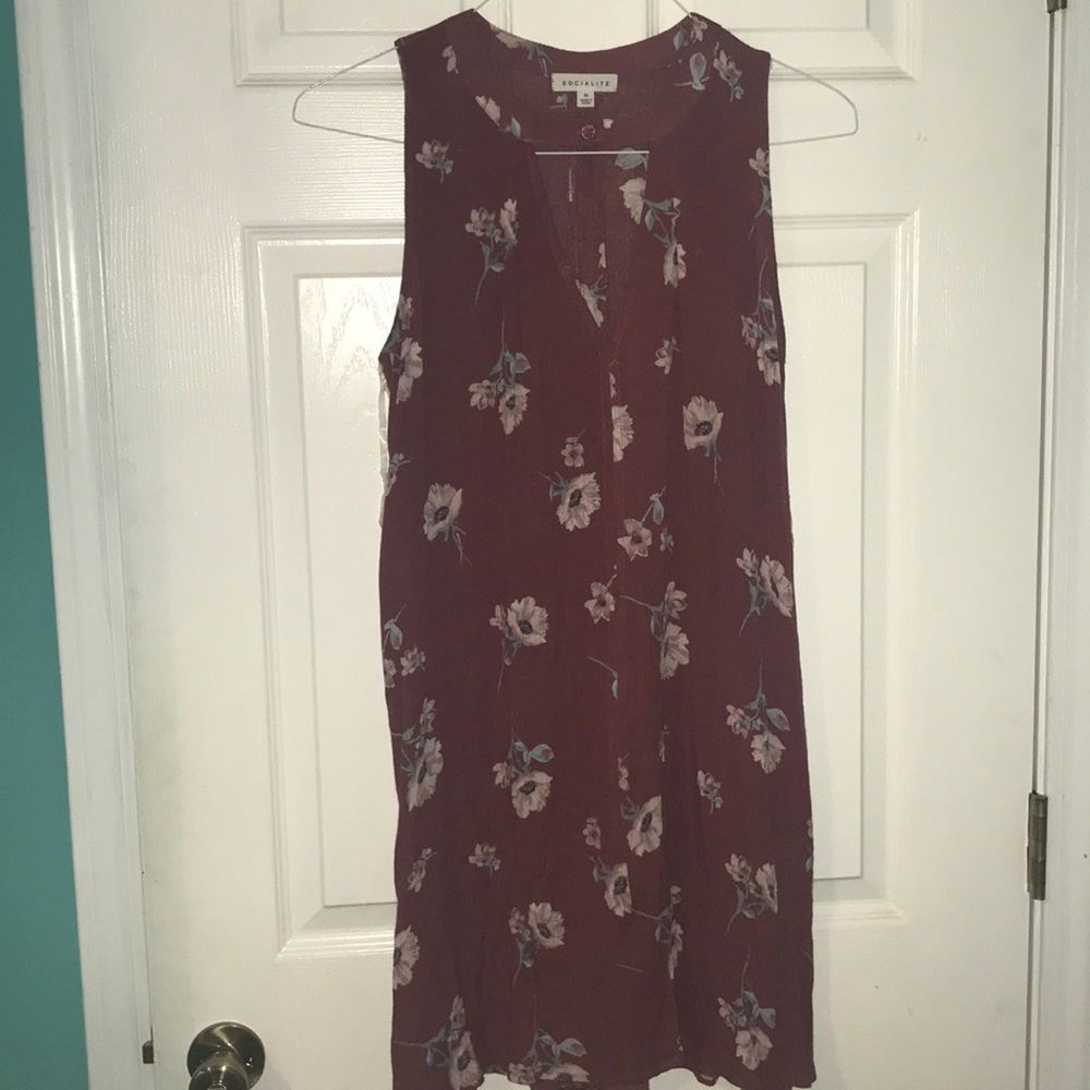 pink floral dress!